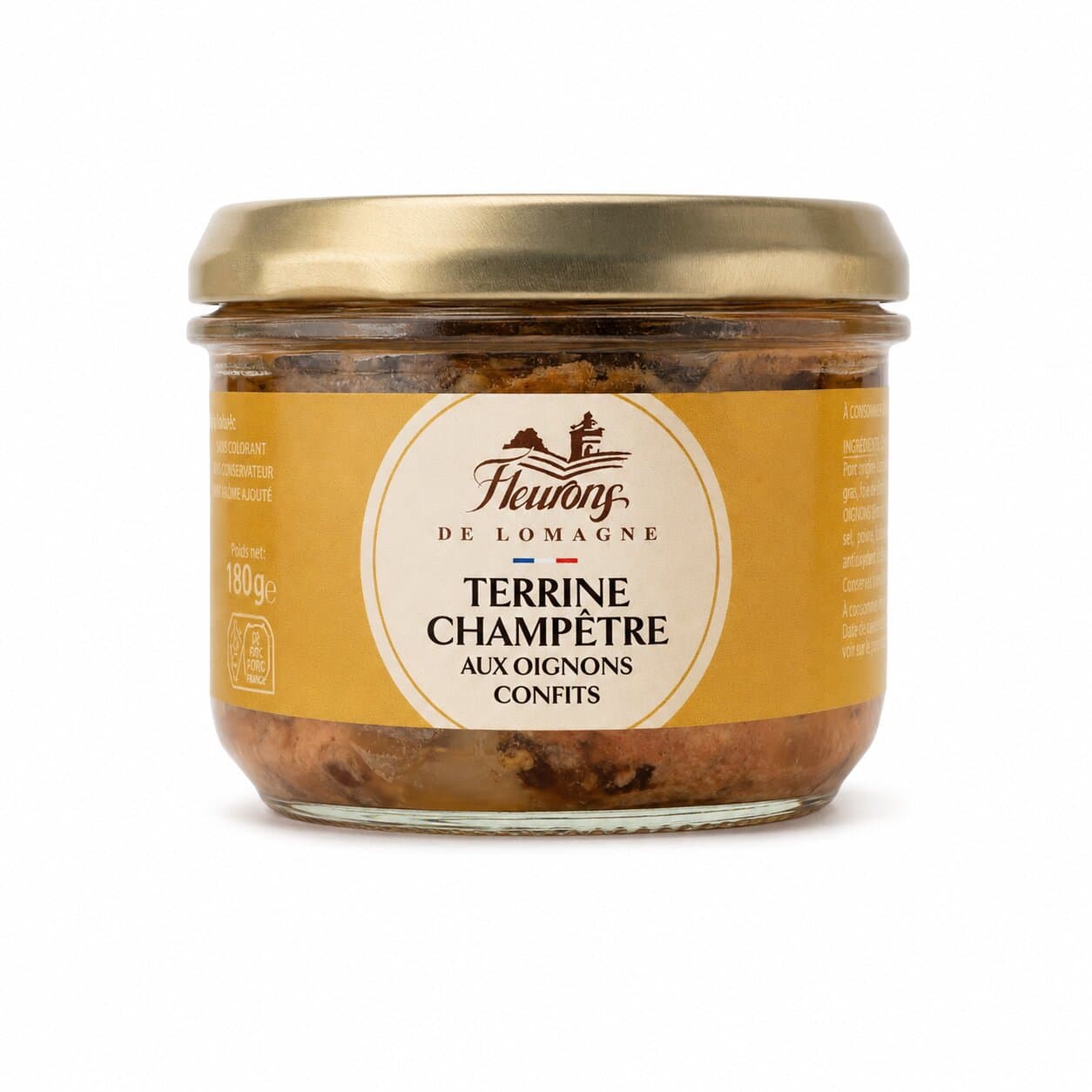 Terrine champêtre aux oignons confits 180g
