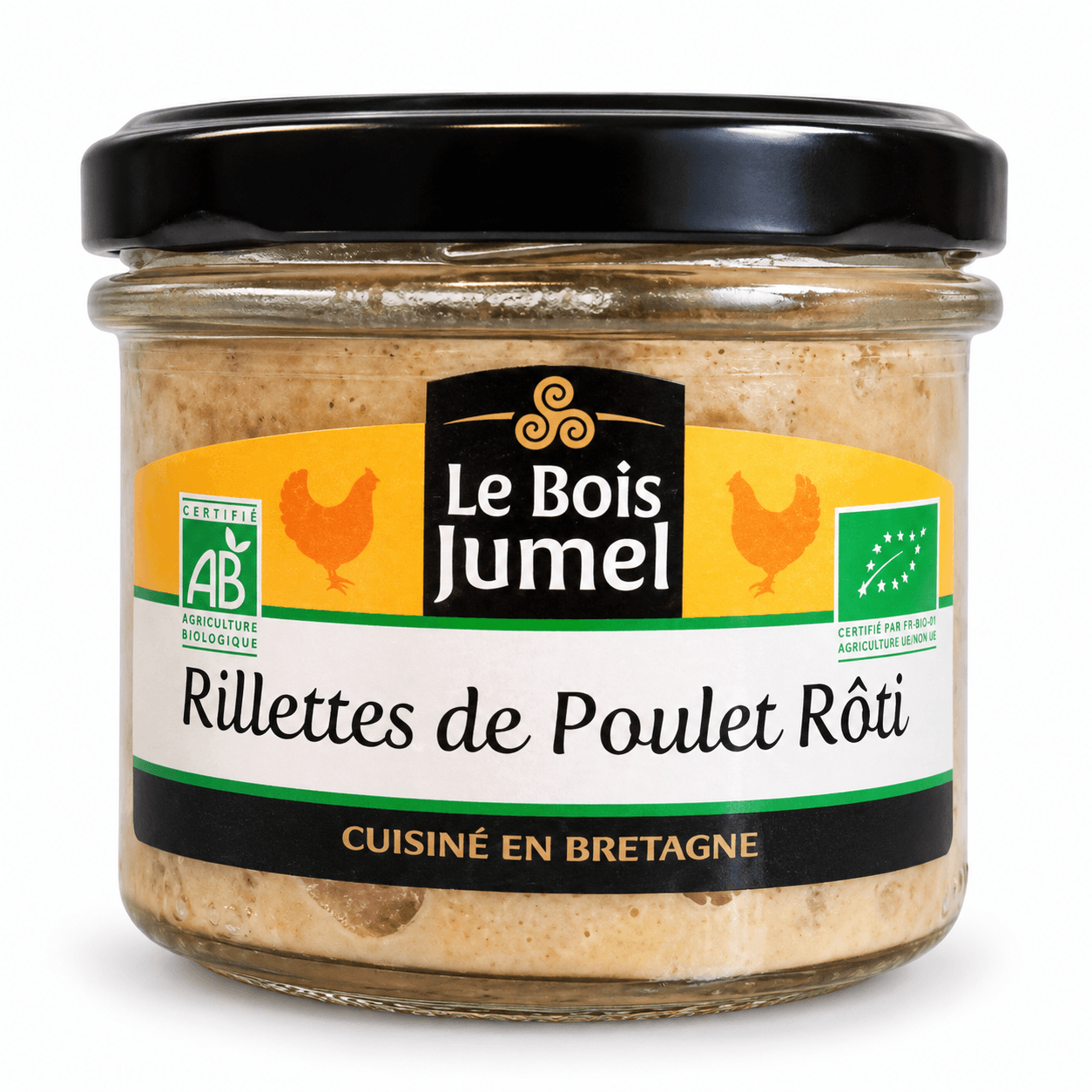 Rillettes de poulet rôti Bio 90g - Fabrication ESAT