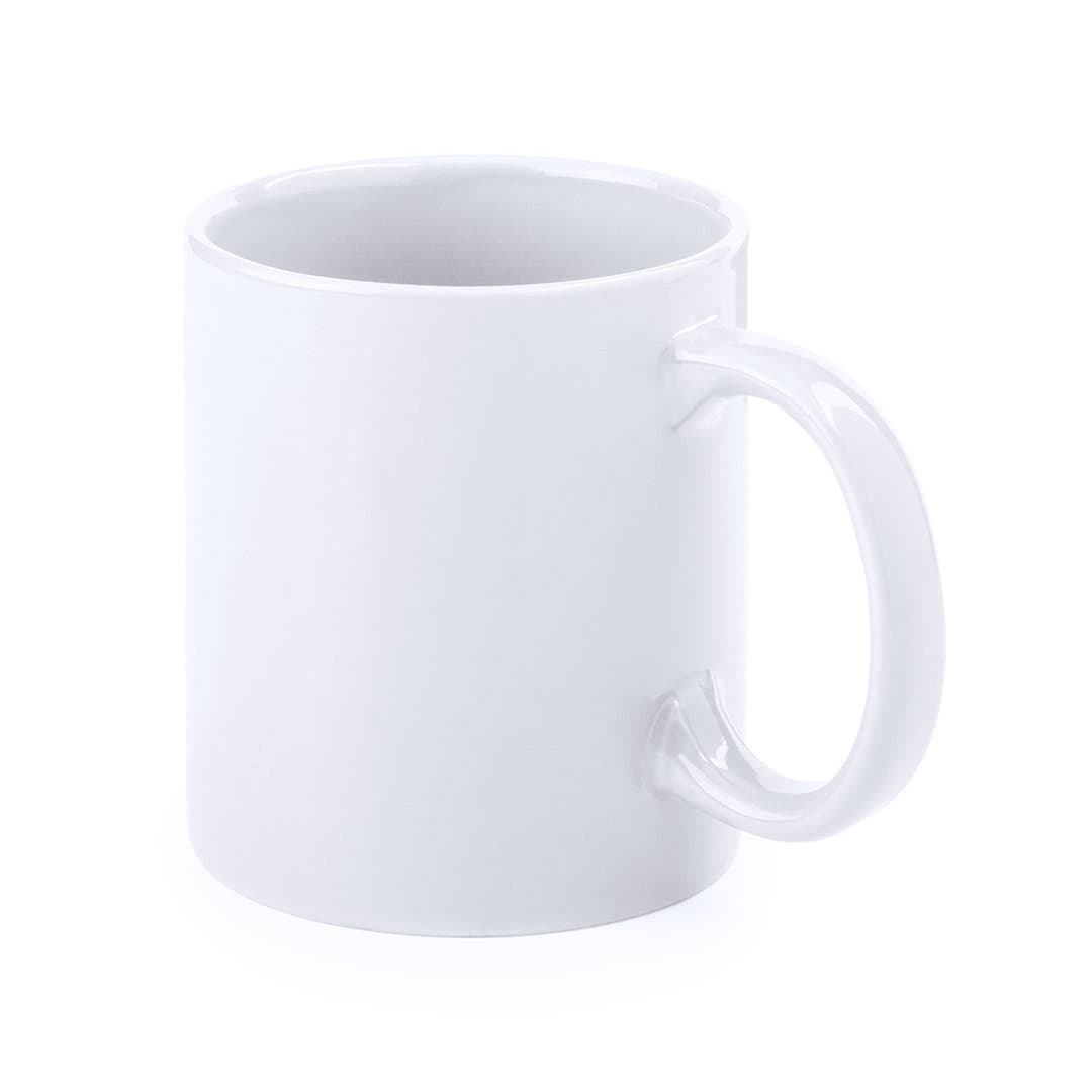 Mug en céramique BORNEL blanc 35cl