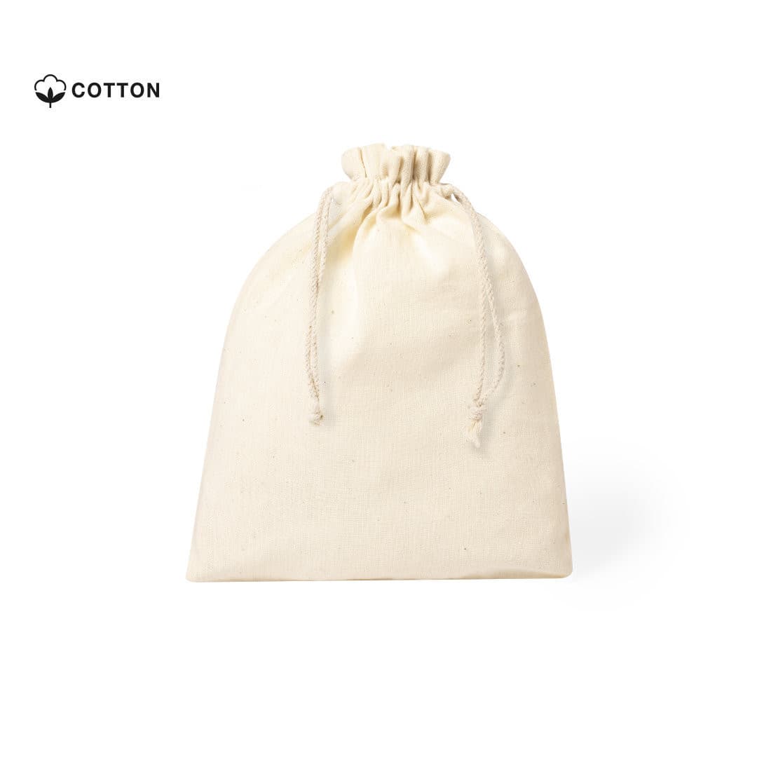 Sac en coton FERGUT avec fermeture à cordons coulissants 110 g/m² (🟢Couleurs : Natural)