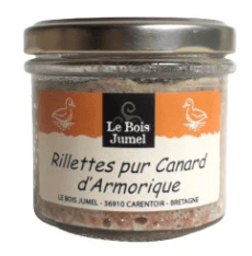Rillettes pur canard d'Armorique 90g - Fabrication ESAT
