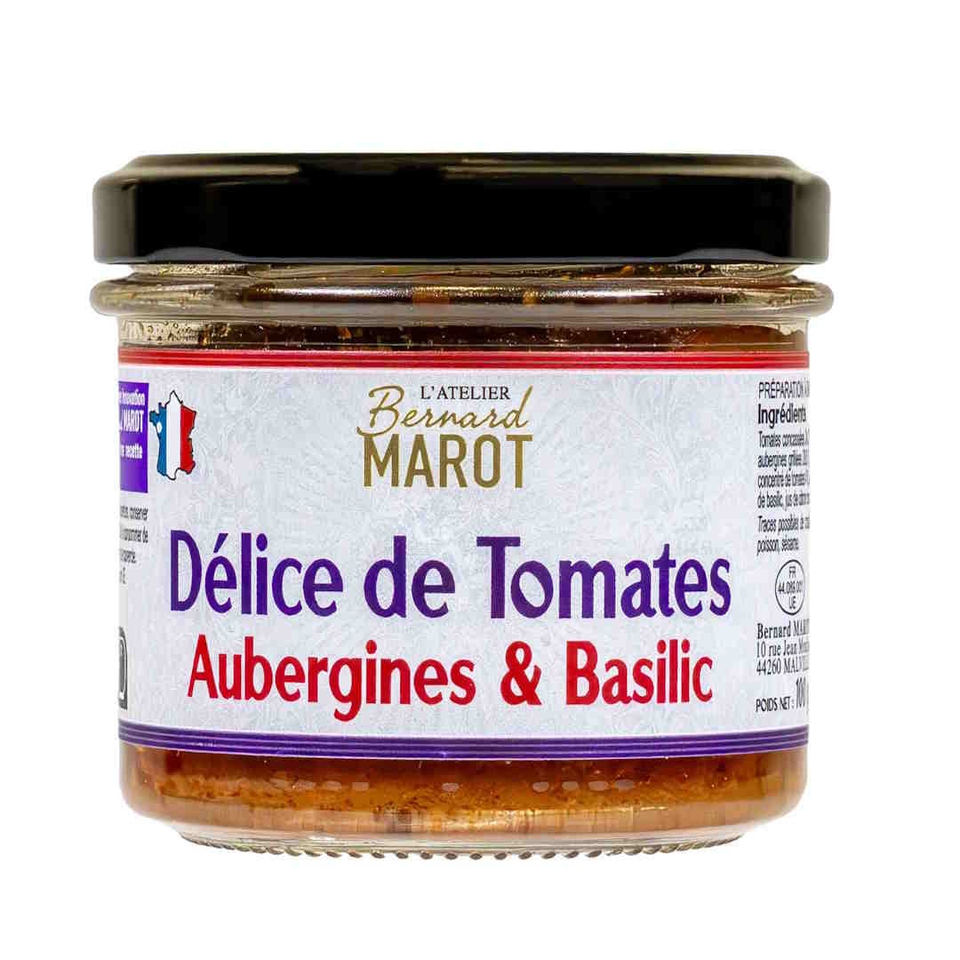 Délice de tomates et aubergines au basilic 100g