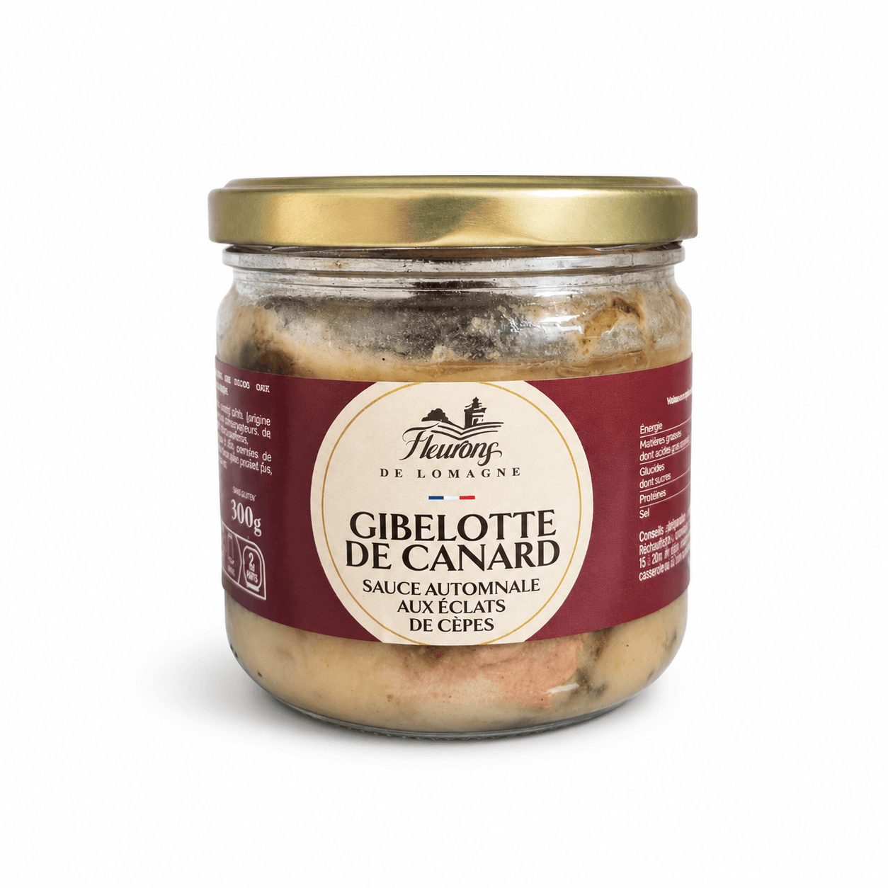 Gibelotte de canard sauce automnale aux éclats de cèpes 300g