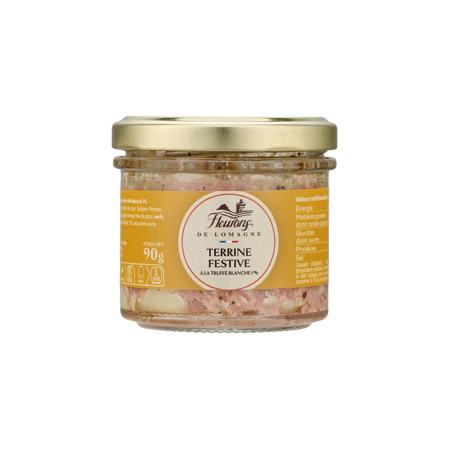Terrine festive à la Truffe blanche 1% 90g