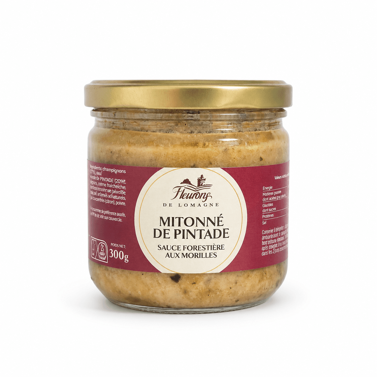 Mitonné de pintade sauce forestière aux morilles 300g