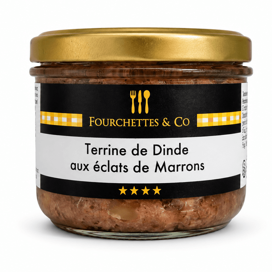 Terrine de dinde aux éclats de marrons 180g