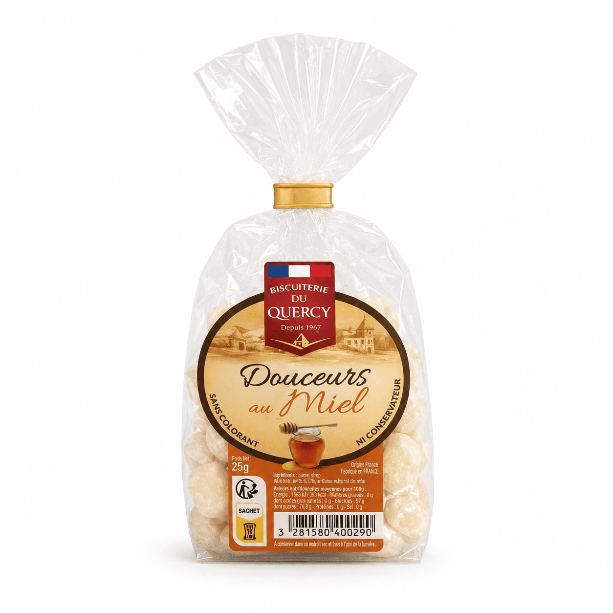 Douceurs meringuées au miel 25g